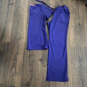 Heart soul scrub set size medium. Purple. EUC